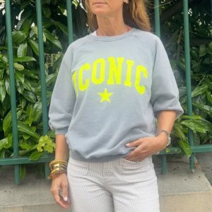 Sweat ICONIC bleu gris