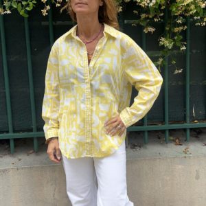 Chemise Gisèle jaune