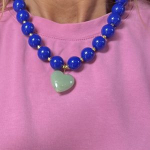 Collier Elia bleu