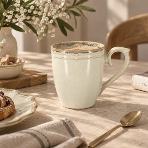 Mug grès beige