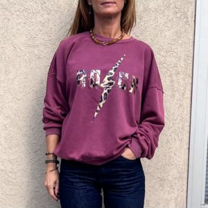 Sweat "Rock" bordeaux