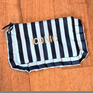 Pochette "ICONIC" Bleu marine bleu ciel