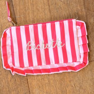 Pochette "Bichette" Rose rouge