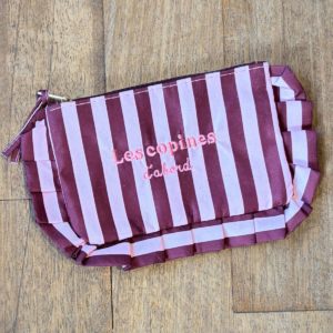 Pochette "Les copines d'abord" Prune rose