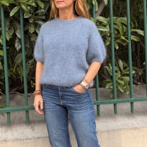 Pull Sacha bleu gris