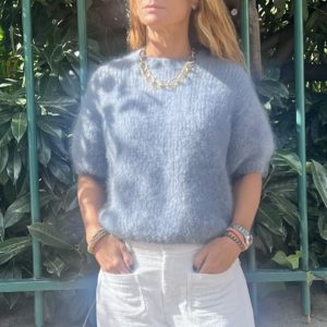 Pull Sacha bleu gris